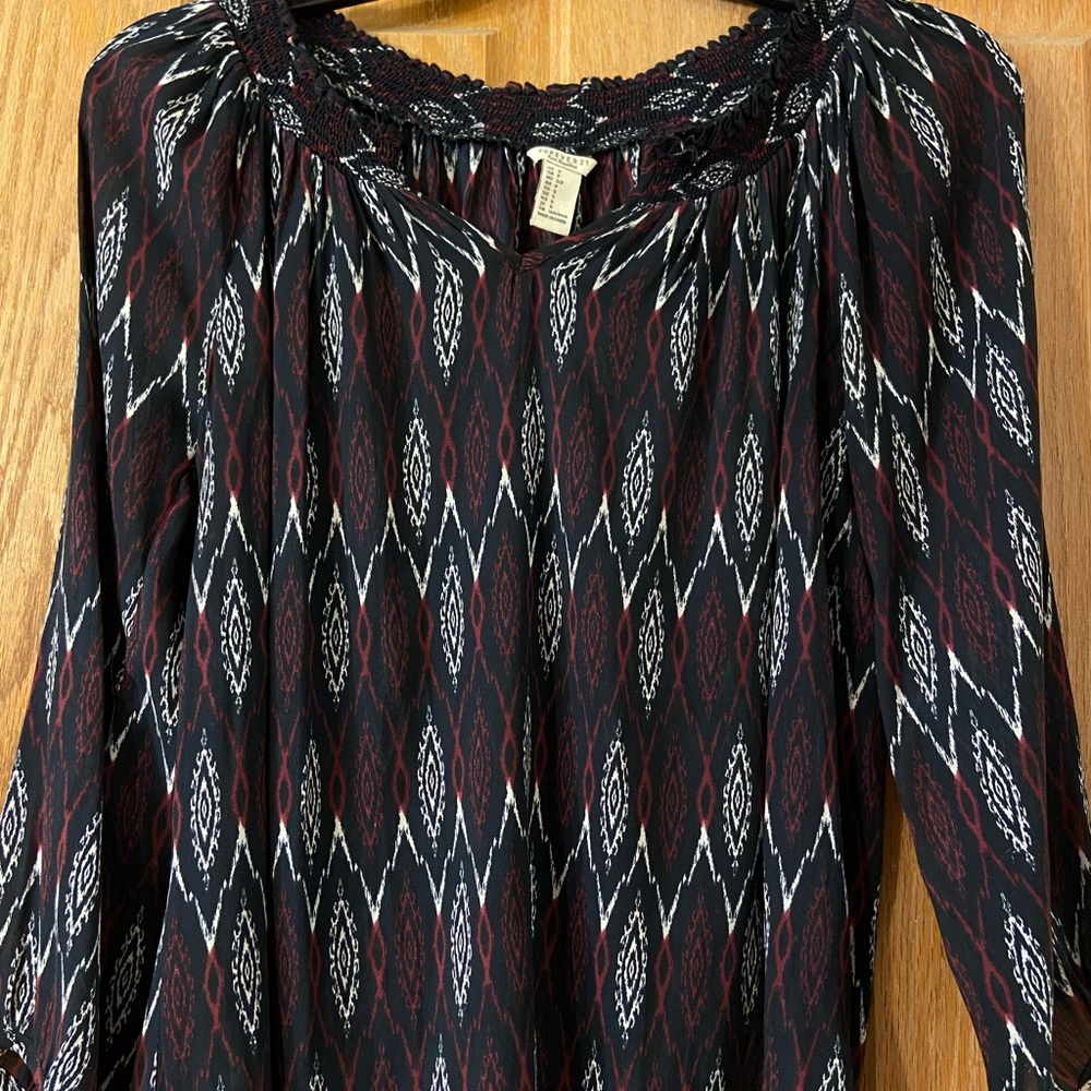 Forever 21 Navy Blouse